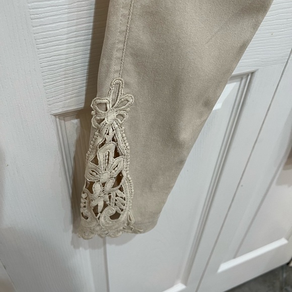 Amaryllis brand khaki jeggings - Picture 4 of 5